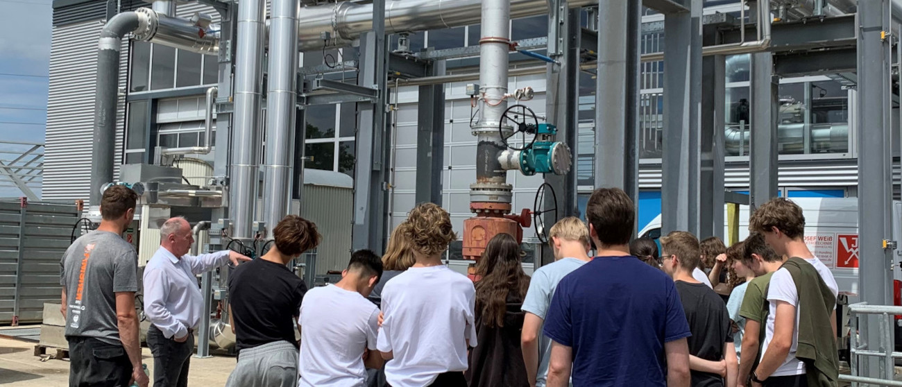 Energiewende „live“ für Oberhachinger Gymnasiasten