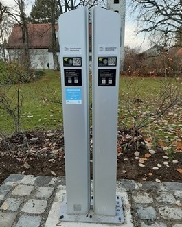 Zwei E-Ladesäulen in Oberhaching