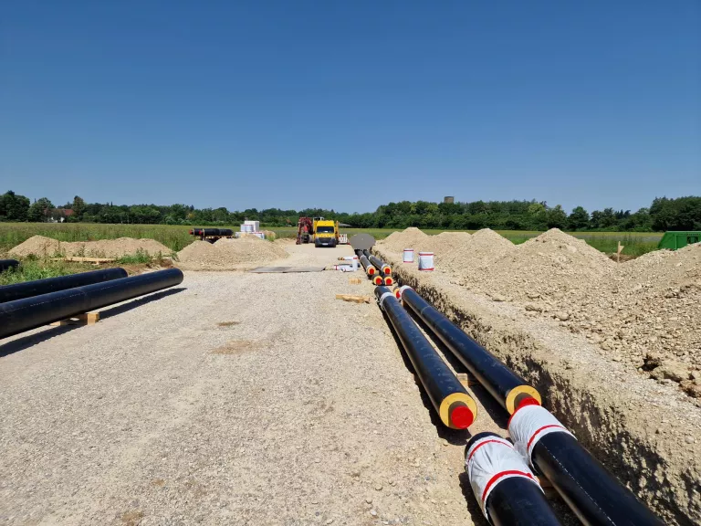 Oberhachinger Fernwärmenetz - Ausbau Gewerbegebeit Bajuwarenring 2025