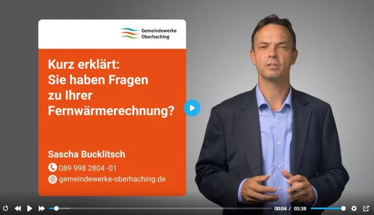 Erklärvideo Jahresverbrauchsabrechnung Fernwärme