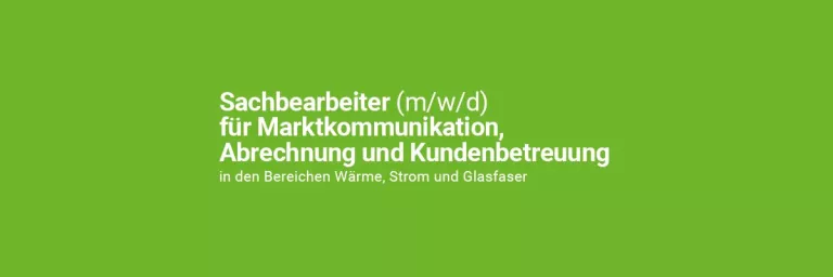 Stellenanzeige Marktkommunikation
