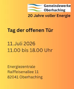 Einladung Tag der offenen Tür am 11. Juli 2026