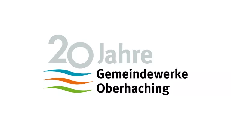 20 Jahre Gemeindewerke Oberhaching Logo